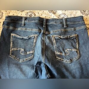 Silver Jean,  boyfriend, Jean size 18, length 27